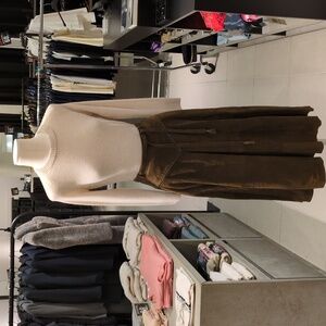 Vintage Louis Fraud Paris suede skirt 27 waist